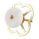 White Stone Flat Drawer Knob Online